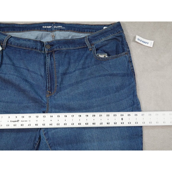 Old Navy Womens Denim Blue Mid Rise Original Bootcut Jeans Size 26 Short - Picture 6 of 13